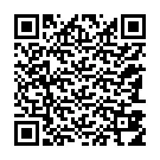 Código QR para número de teléfono +12183814088