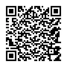 Código QR para número de teléfono +12183814097