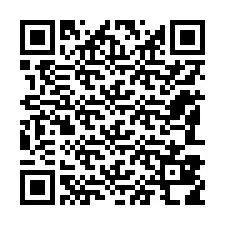 Codice QR per il numero di telefono +12183818107