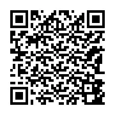 Código QR para número de teléfono +12183842225