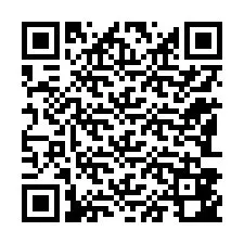 QR код за телефонен номер +12183842226