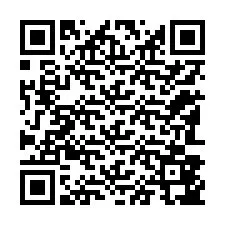 QR-koodi puhelinnumerolle +12183847359