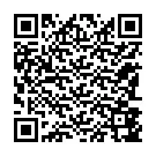 QR-koodi puhelinnumerolle +12183847363