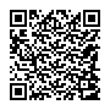 Codice QR per il numero di telefono +12184003187