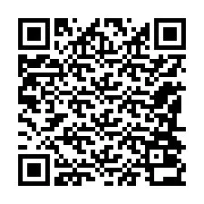 QR код за телефонен номер +12184032377