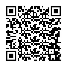 QR код за телефонен номер +12184041525