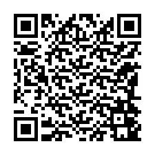 QR kód a telefonszámhoz +12184041526