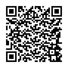 QR-koodi puhelinnumerolle +12184041806