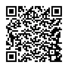 QR-koodi puhelinnumerolle +12184042235