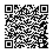 Codice QR per il numero di telefono +12184042343