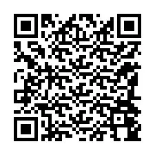 QR-код для номера телефона +12184044342