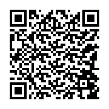 QR-koodi puhelinnumerolle +12184046734