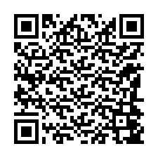 QR-код для номера телефона +12184047052