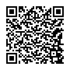 Codice QR per il numero di telefono +12184047475