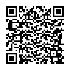 Kode QR untuk nomor Telepon +12184047476