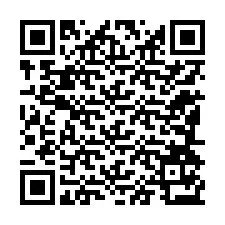 QR-koodi puhelinnumerolle +12184173736