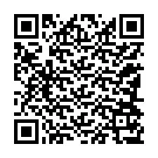 QR Code สำหรับหมายเลขโทรศัพท์ +12184177338