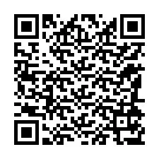 Código QR para número de teléfono +12184177842