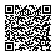 QR-koodi puhelinnumerolle +12184178458