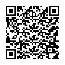 Código QR para número de teléfono +12184214340