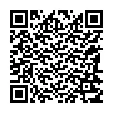 Código QR para número de teléfono +12184217158