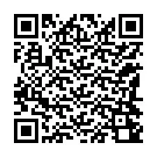 QR kód a telefonszámhoz +12184240254