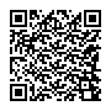 Kode QR untuk nomor Telepon +12184240436