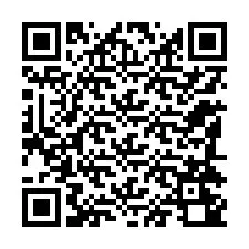 QR-koodi puhelinnumerolle +12184240913