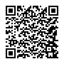 QR-koodi puhelinnumerolle +12184241337