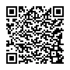 QR-код для номера телефона +12184242068