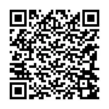 QR Code สำหรับหมายเลขโทรศัพท์ +12184242302