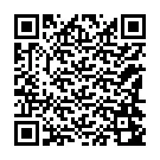 QR Code สำหรับหมายเลขโทรศัพท์ +12184242561