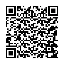 QR-koodi puhelinnumerolle +12184242848