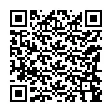 QR-koodi puhelinnumerolle +12184244154