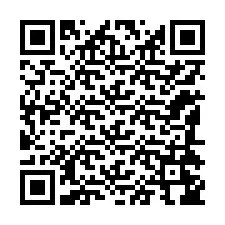 QR Code สำหรับหมายเลขโทรศัพท์ +12184246845