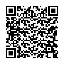 QR-код для номера телефона +12184248436