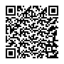 QR-koodi puhelinnumerolle +12184353408