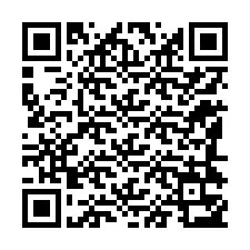 Kode QR untuk nomor Telepon +12184353412