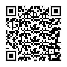 Código QR para número de teléfono +12184353413