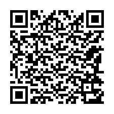 QR-koodi puhelinnumerolle +12184353927