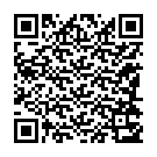 QR-koodi puhelinnumerolle +12184353932