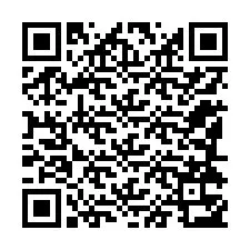 QR-koodi puhelinnumerolle +12184353933