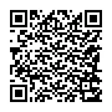 QR-koodi puhelinnumerolle +12184353936