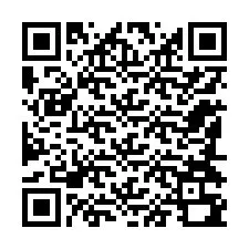 QR-koodi puhelinnumerolle +12184390387