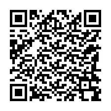 Código QR para número de teléfono +12184398444