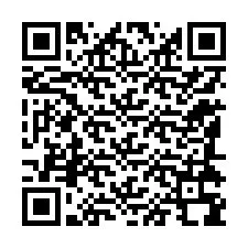 QR Code สำหรับหมายเลขโทรศัพท์ +12184398846