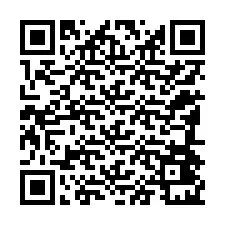 QR kód a telefonszámhoz +12184421308