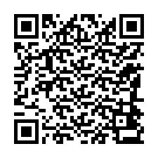 QR-code voor telefoonnummer +12184433006