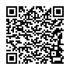 QR Code สำหรับหมายเลขโทรศัพท์ +12184433012