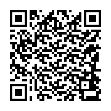 QR код за телефонен номер +12184433122